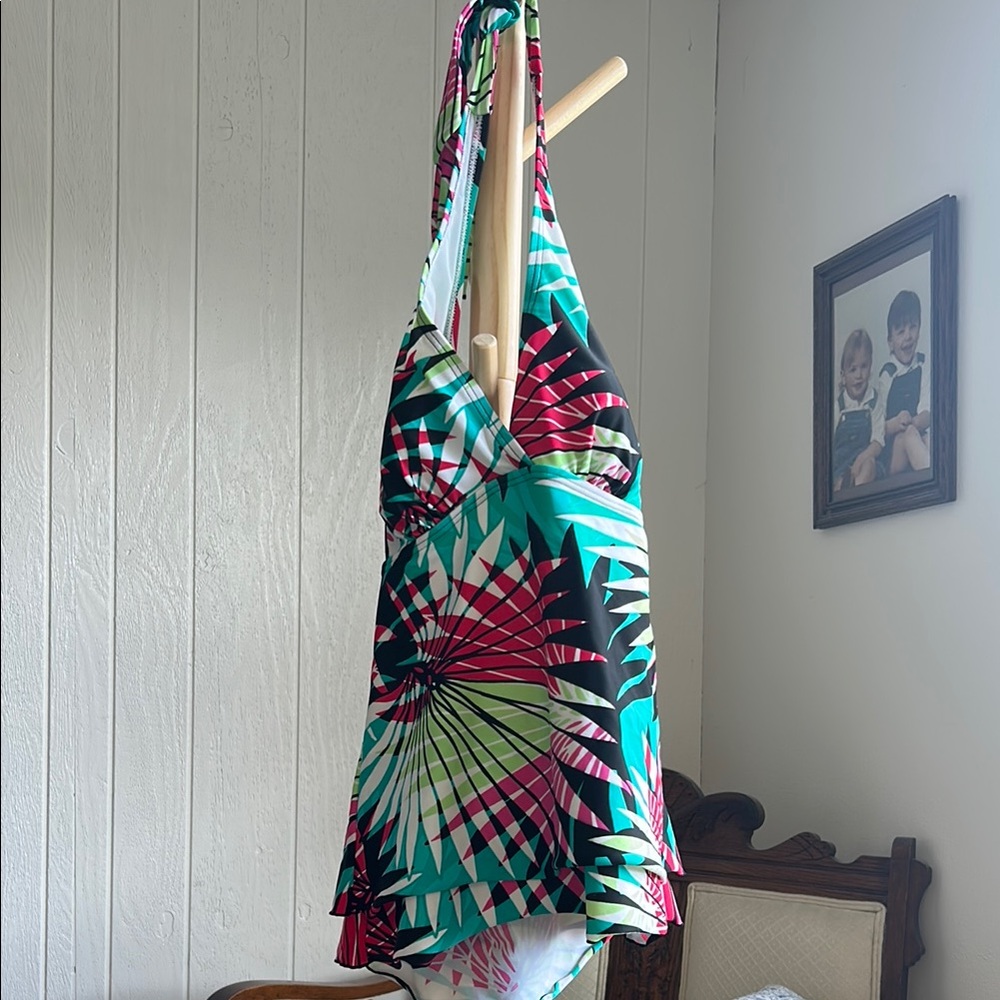 Colorful Women's swim top